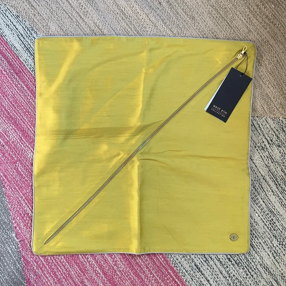 2 West Elm Throw Pillow Case